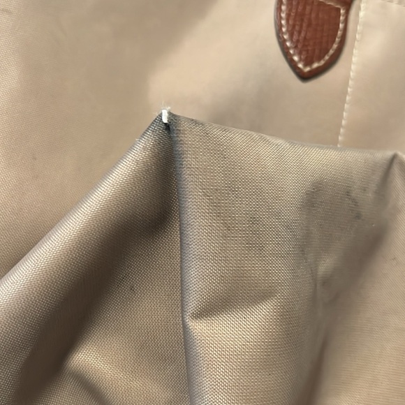 Longchamp Elegant Brown and Cream Women's Handbag - Picture 14 of 16